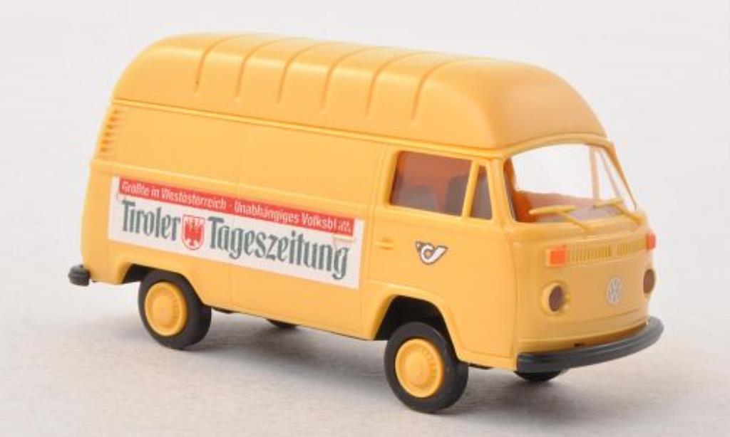 Volkswagen T2 1/87 Brekina Hochdach-Kasten osterreichische Post / Tiroler Tageszeitung (A) modellino in miniatura