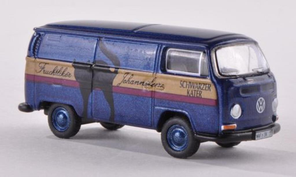 Volkswagen T2 1/87 Bub Kastenwagen neroer Kater modellino in miniatura