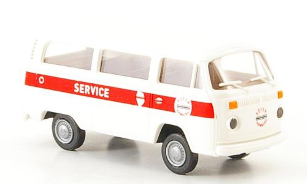 Volkswagen T2 1/87 Brekina Kombi Hoyer Service modellino in miniatura