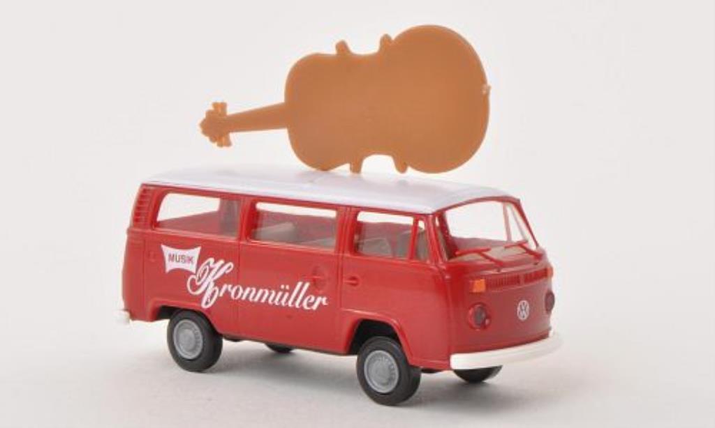 Volkswagen T2 1/87 Brekina Kombi Musik Kronmuller modellino in miniatura