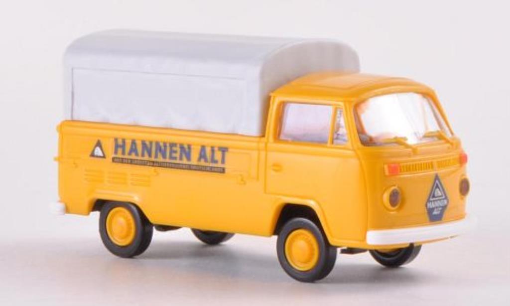 Volkswagen T2 1/87 Brekina Pritsche Hannen Alt mit Plane modellino in miniatura