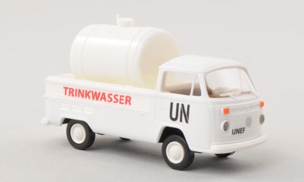 Volkswagen T2 1/87 Brekina Pritsche UN - Trinkwasser mit Ladegut modellino in miniatura
