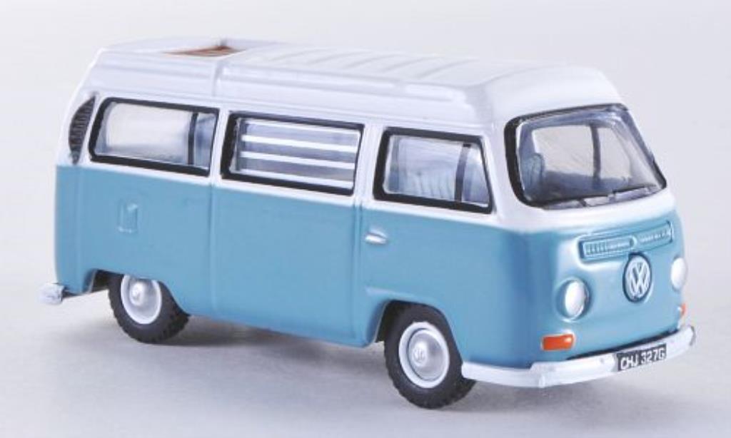 Volkswagen T2 1/76 Oxford Westfalia Camper grigioblu/bianco RHD modellino in miniatura