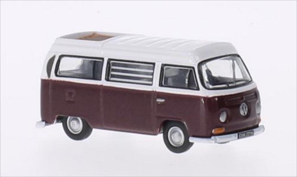 Volkswagen T2 1/76 Oxford Westfalia metallico rosso/bianco RHD modellino in miniatura