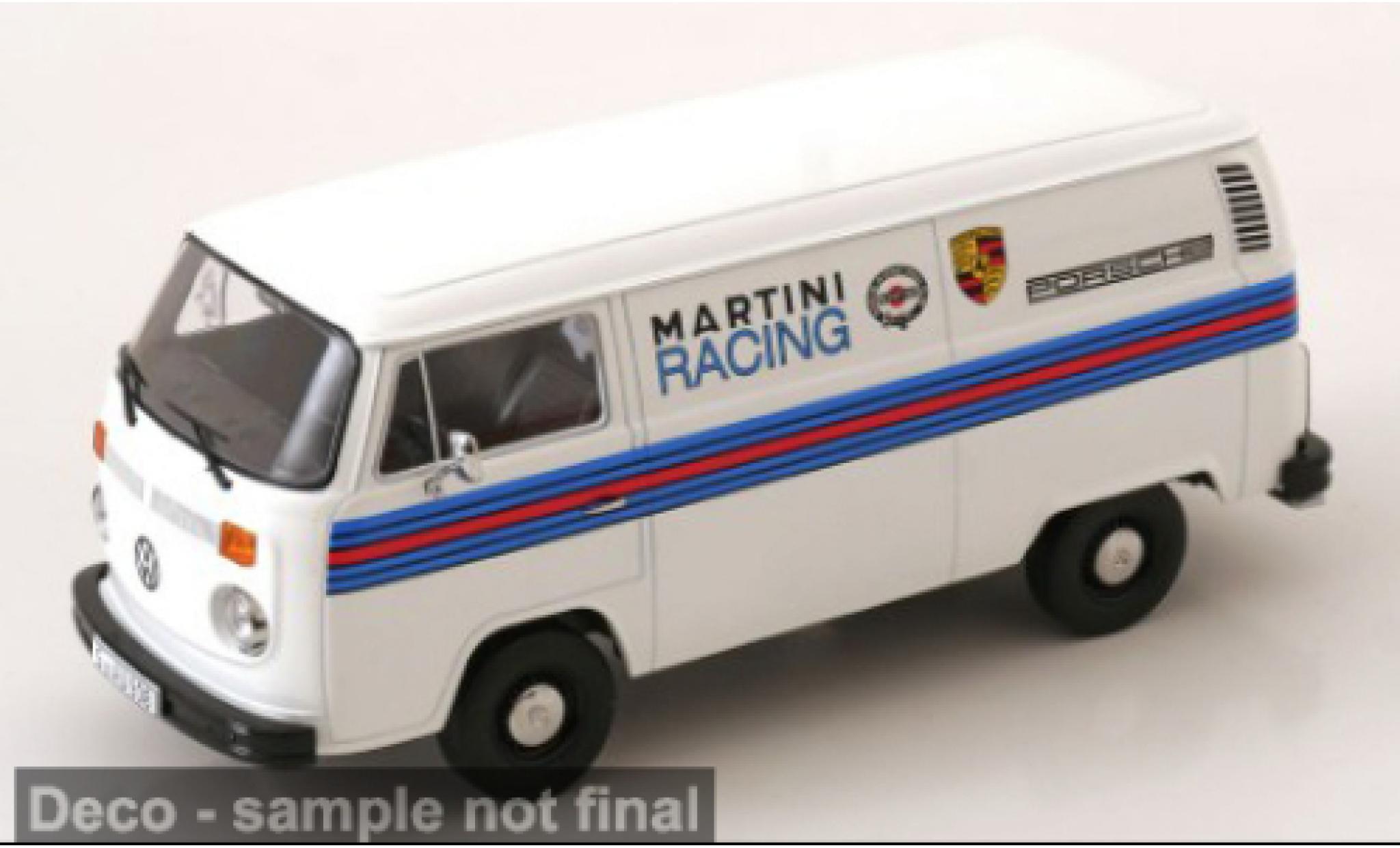 Volkswagen T2 1/18 KK Scale b Bus 1972 Porsche Martini Racing 1:18 modellino in miniatura