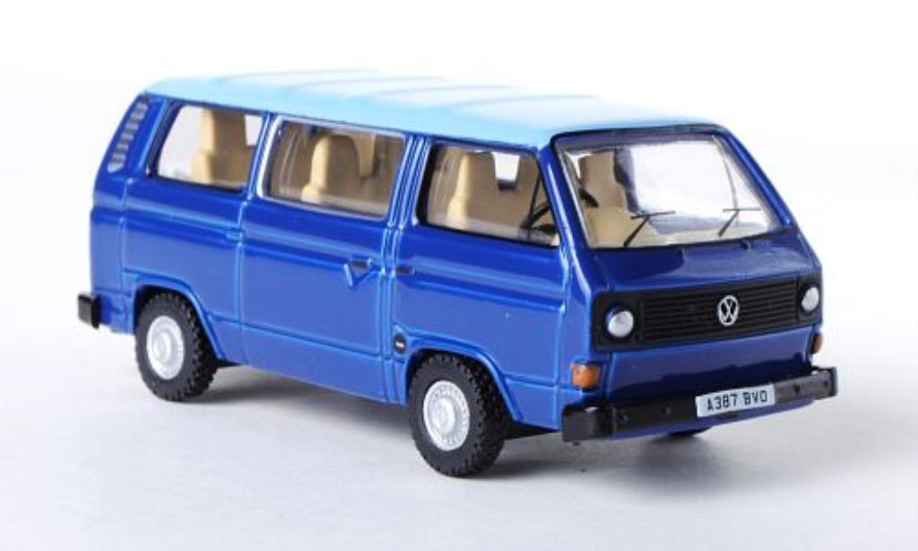 Volkswagen T3 1/76 Oxford Bus blu/blu RHD modellino in miniatura
