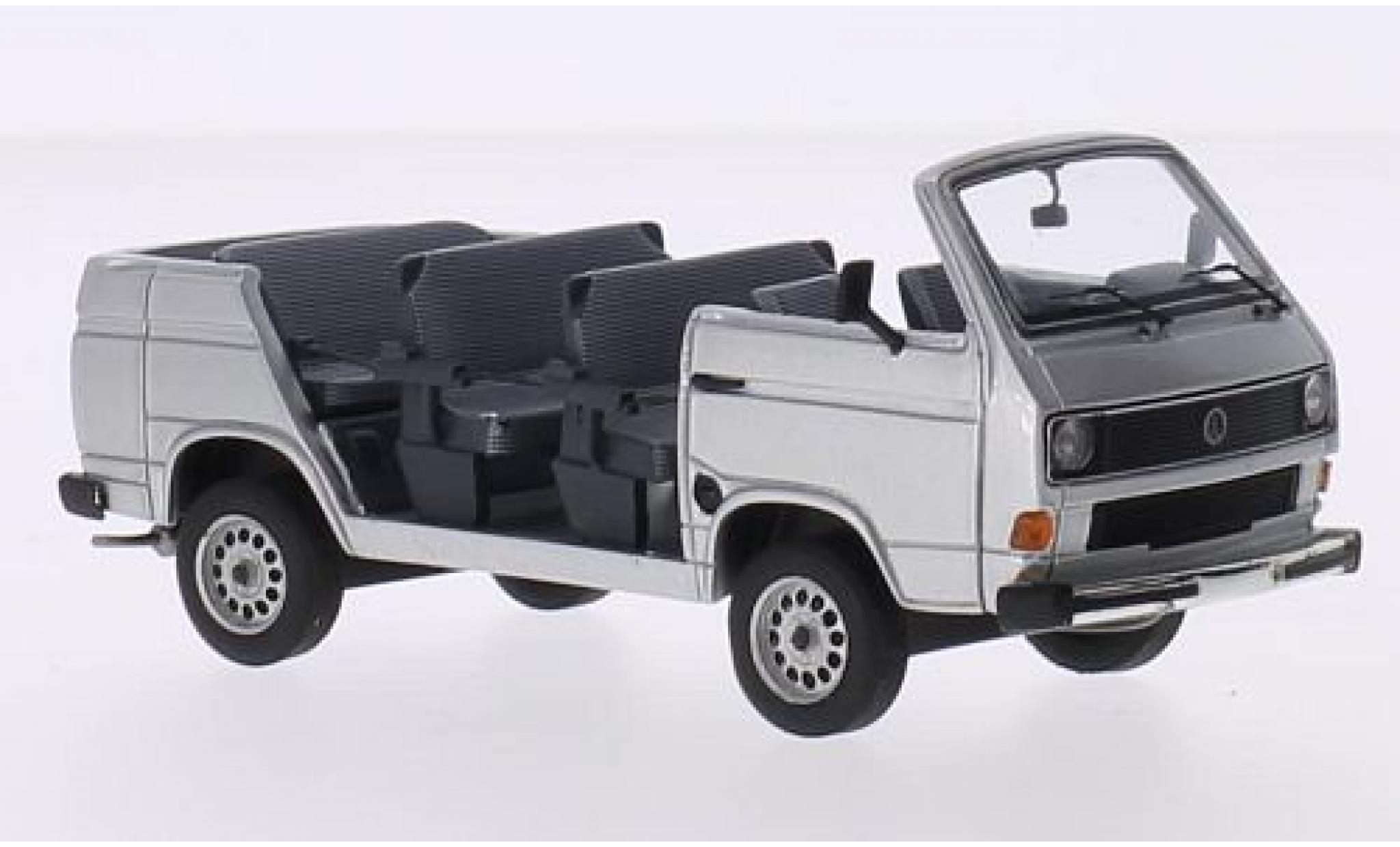 Volkswagen T3 1/43 AutoCult Werksbesich silber 1:43 modellino in miniatura