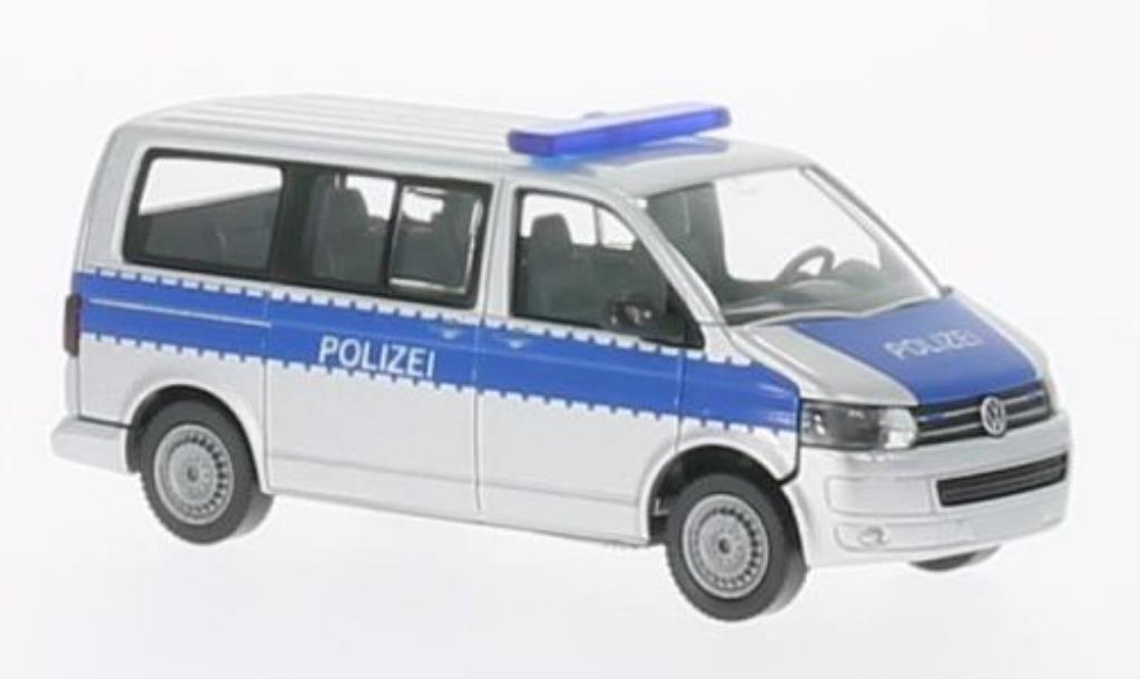 Volkswagen T5 1/87 Wiking GP Multivan Polizei modellino in miniatura