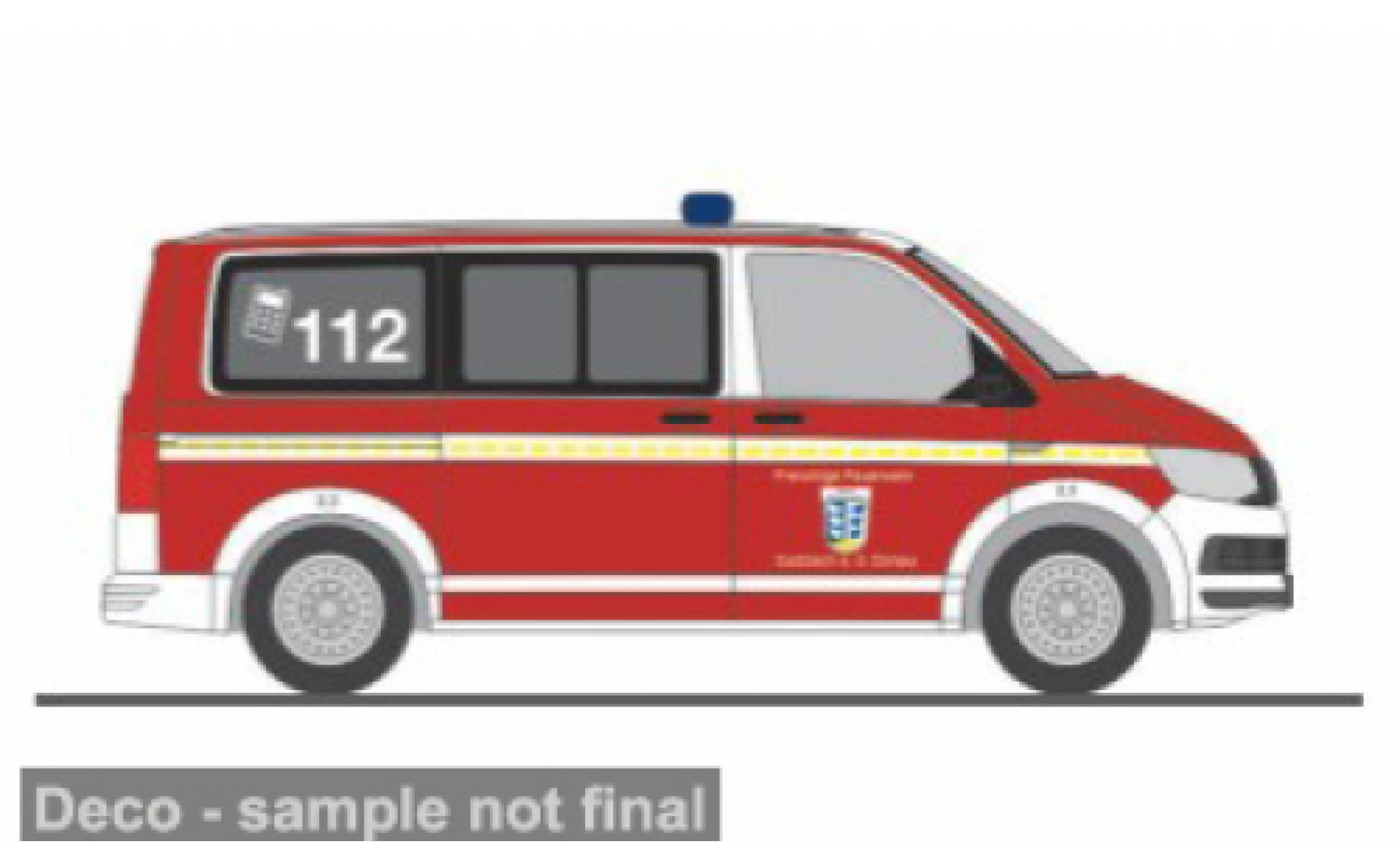 Volkswagen T6 1/87 Rietze .1 FW Sulzbach a.d. Donau 1:87 modellino in miniatura