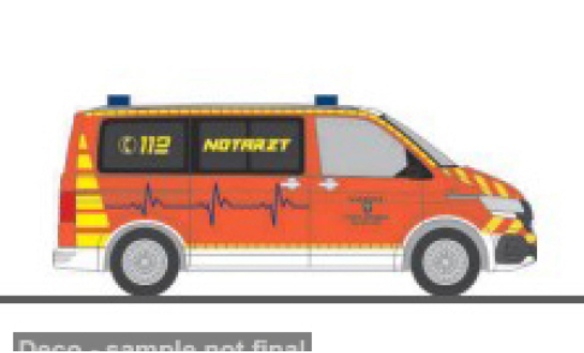 Volkswagen T6 1/87 Rietze .1 NEF FW Menden 1:87 modellino in miniatura