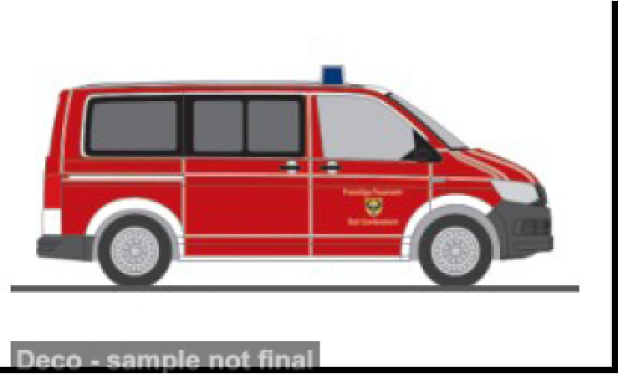 Volkswagen T6 1/87 Rietze FW Bad Gandersheim 1:87 modellino in miniatura