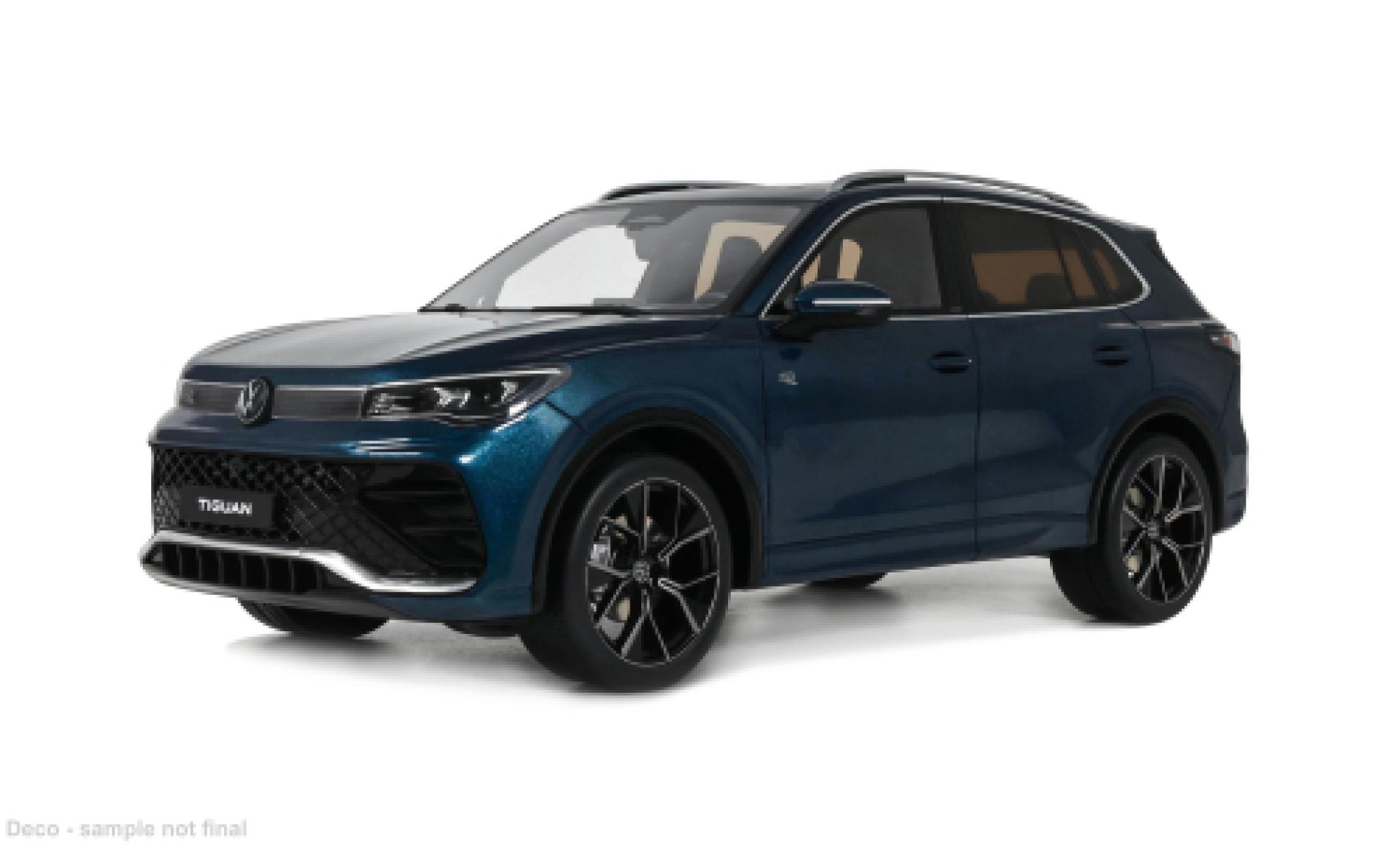 Volkswagen Tiguan 1/18 Ottomobile E TSI R-Line blu 2024 1:18 modellini auto