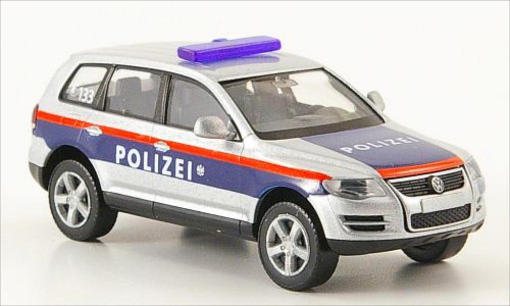 Volkswagen Touareg 1/87 Wiking Bundespolizei osterreich modellino in miniatura