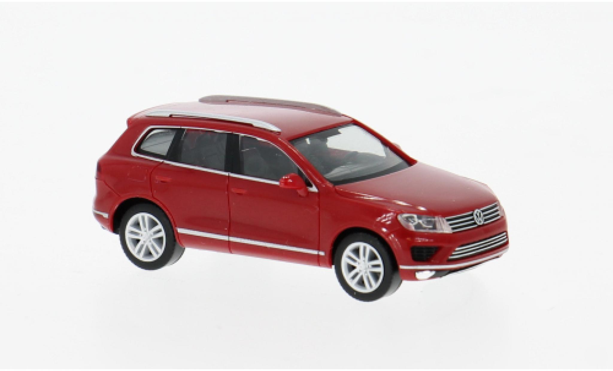 Volkswagen Touareg 1/87 Herpa rot 1:87 modellino in miniatura
