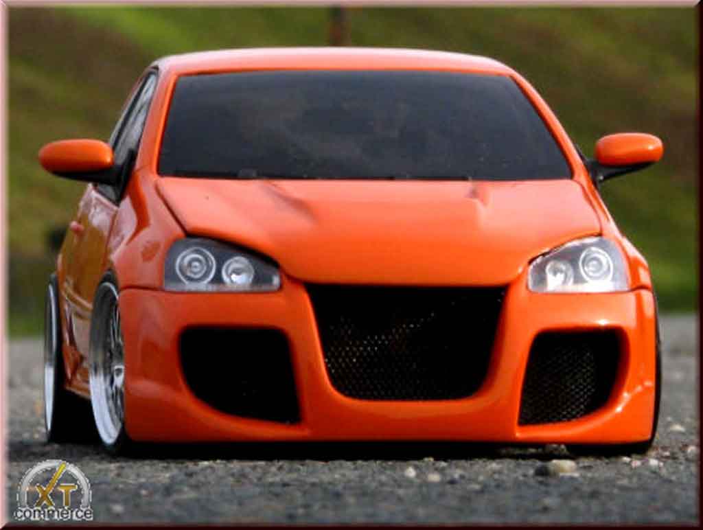 Volkswagen Golf V GTI 1/18 Norev V GTI tuning jantes alu 18 pouces kit carrosserie tuning modellino in miniatura