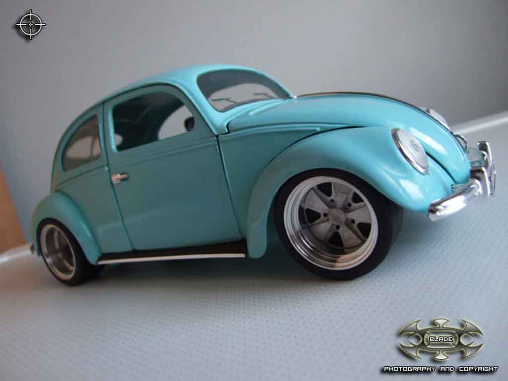 Volkswagen Kafer 1/18 Solido aluminium fuch wheels tuning modellino in miniatura