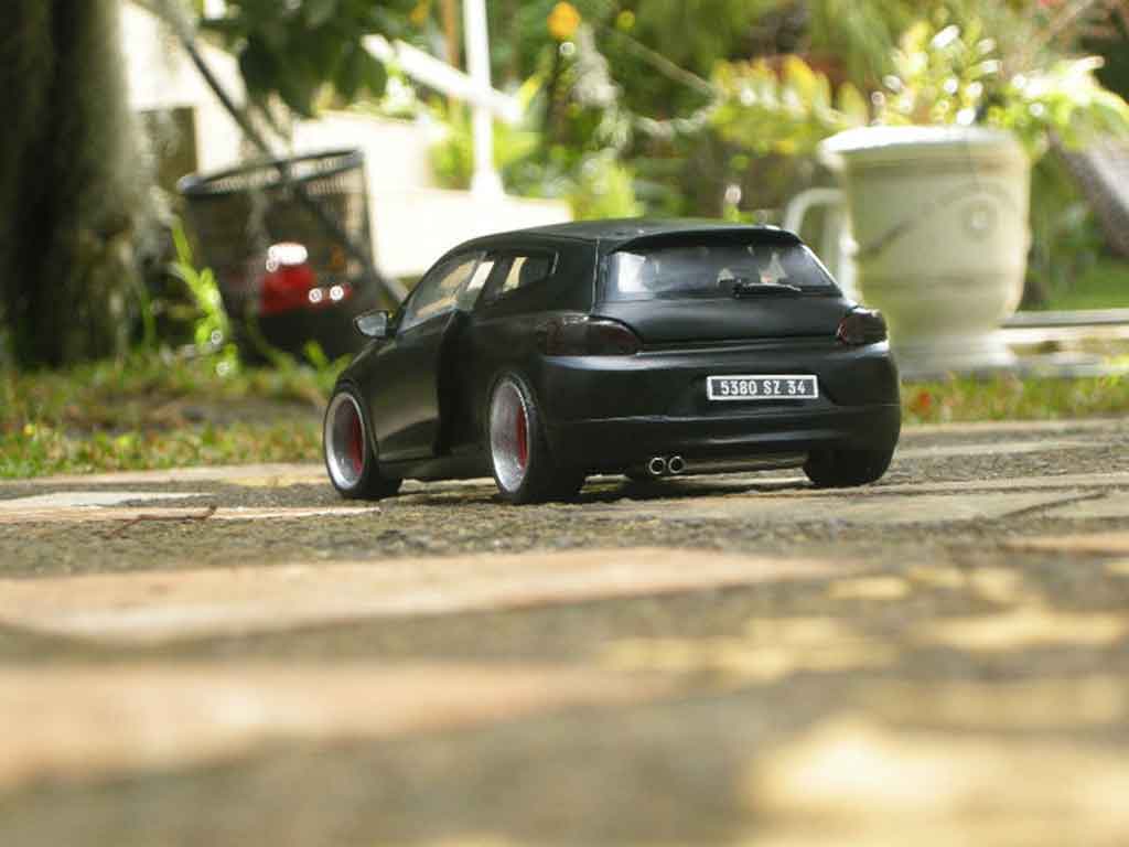 Volkswagen Scirocco 1/18 Norev 3 r nero german look