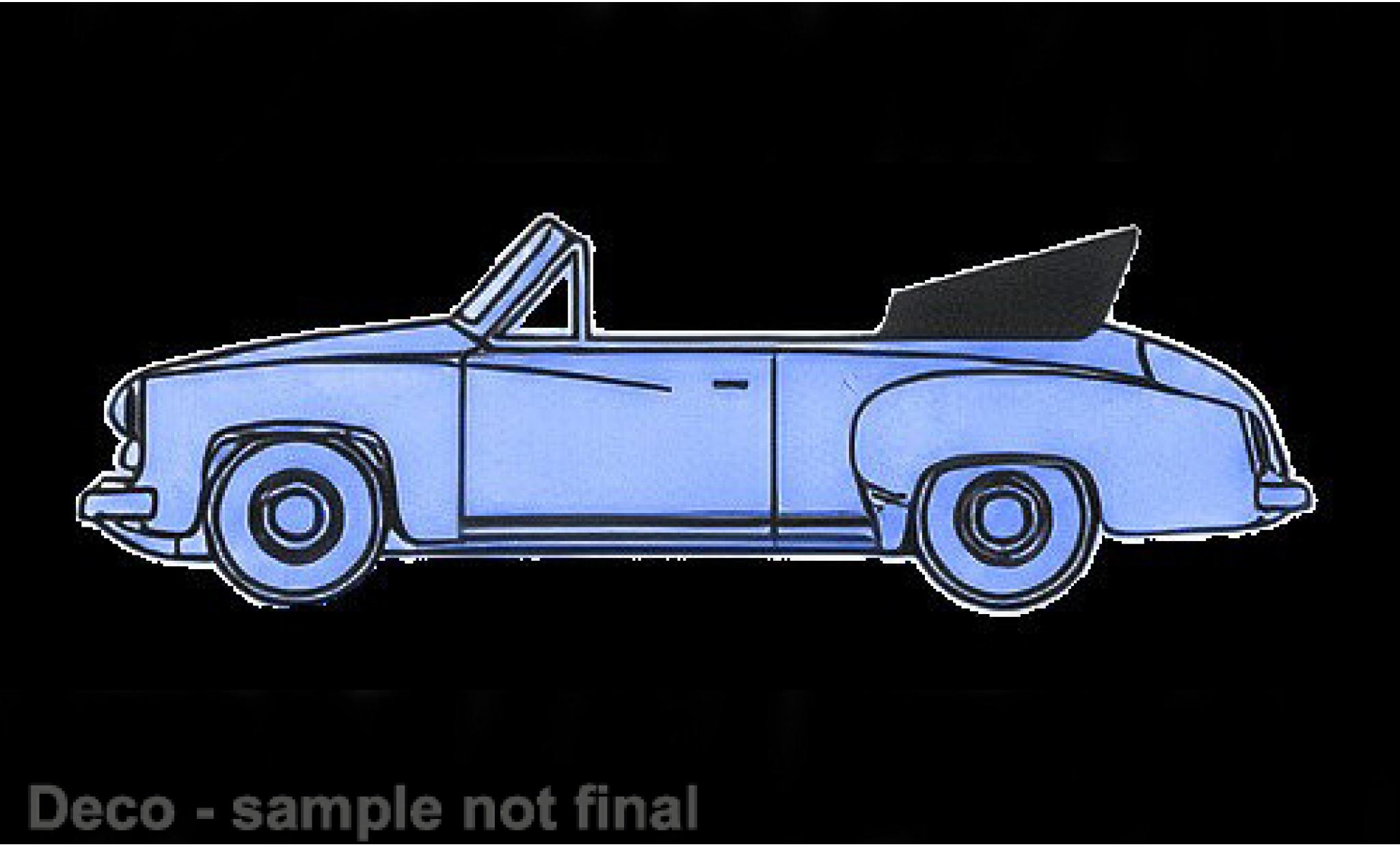 Wartburg 311 1/87 Brekina Cabriolet blau 1959 1:87 modellini auto