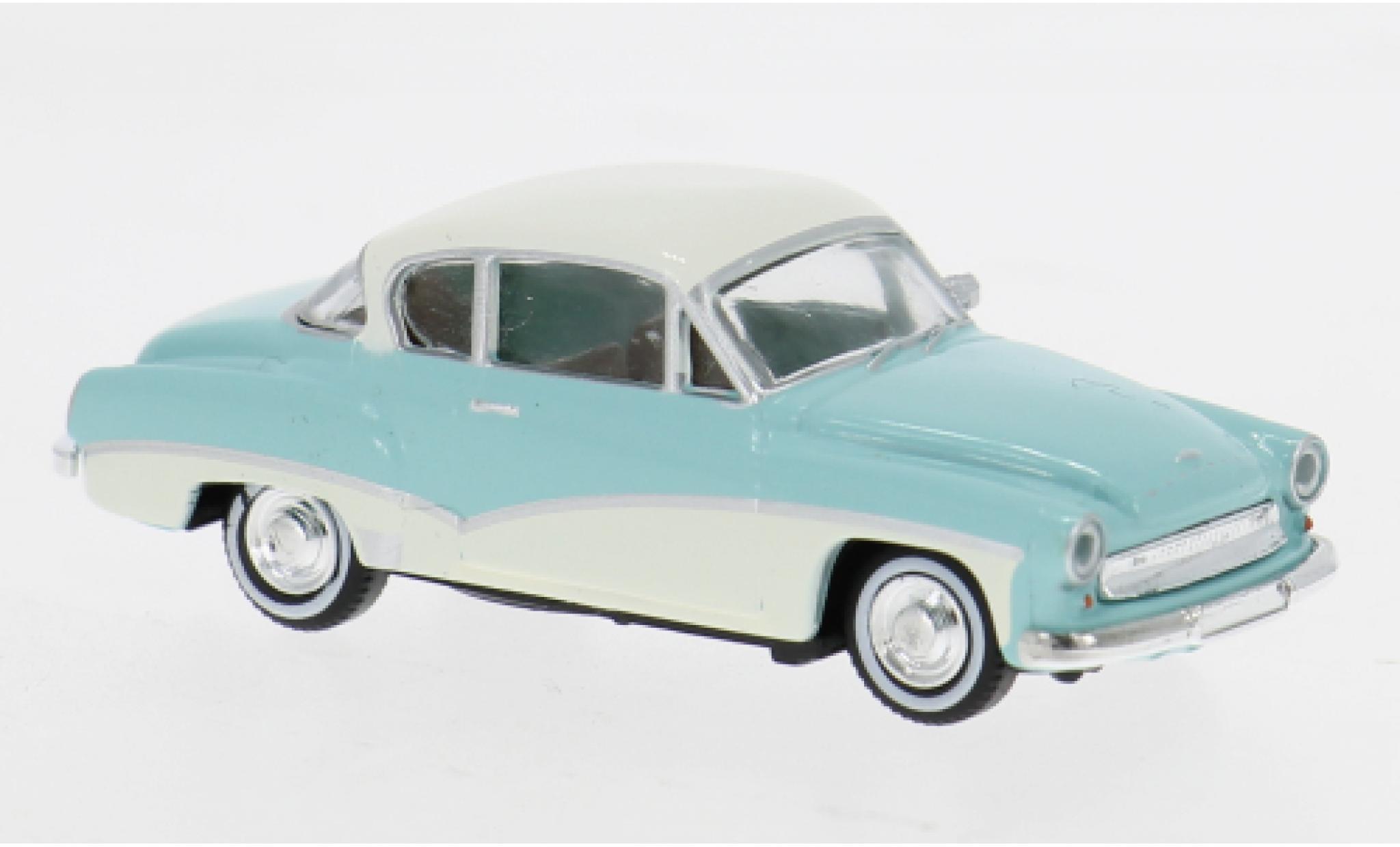 Wartburg 311 1/87 Brekina Coupe blau/weiss 1959 1:87 modellini auto