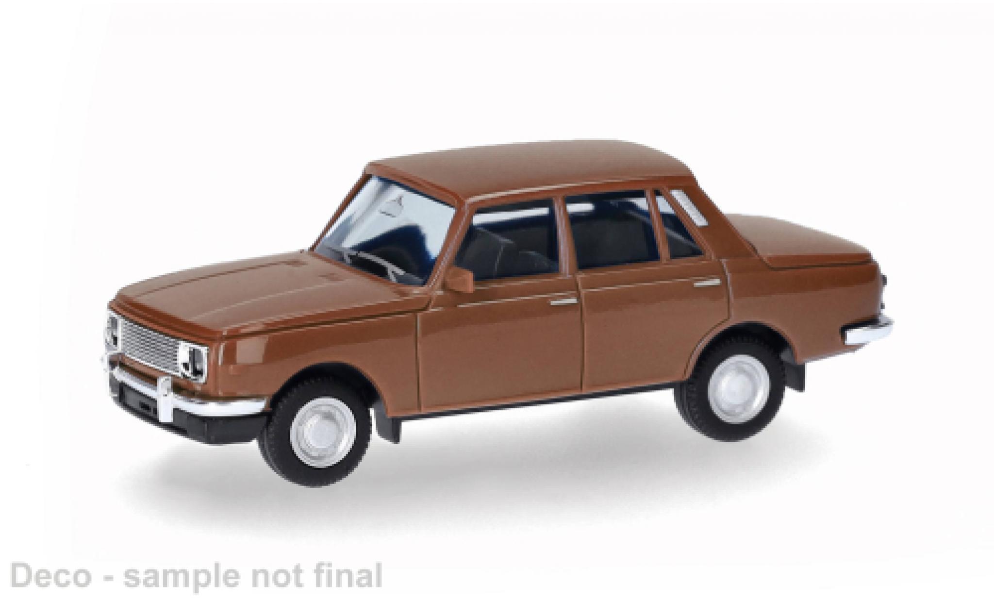 Wartburg 353 1/87 Herpa braun 1966 1:87 modellini auto