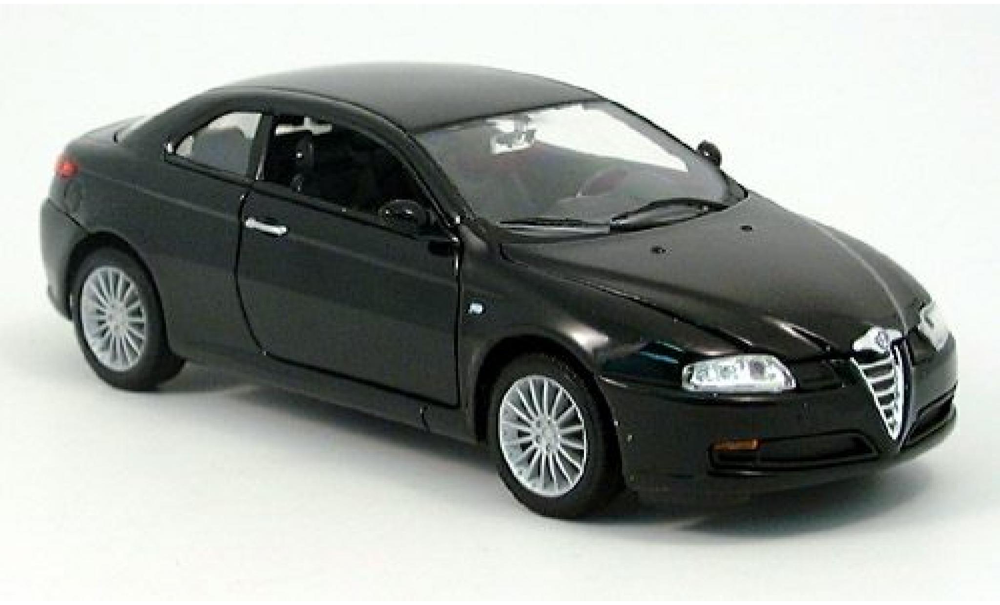 Alfa Romeo GT 1/24 Welly Coupe schwarz 2003 1:24 modellino in miniatura