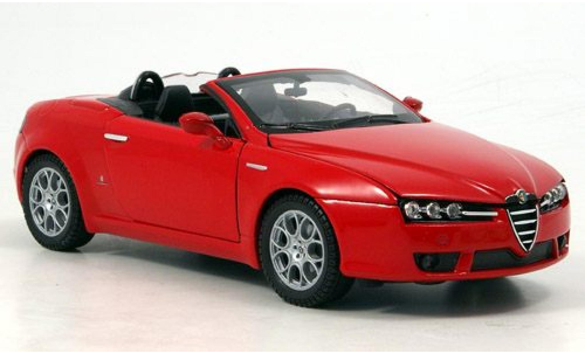 Alfa Romeo Spider 1/24 Welly rot 1:24 modellino in miniatura