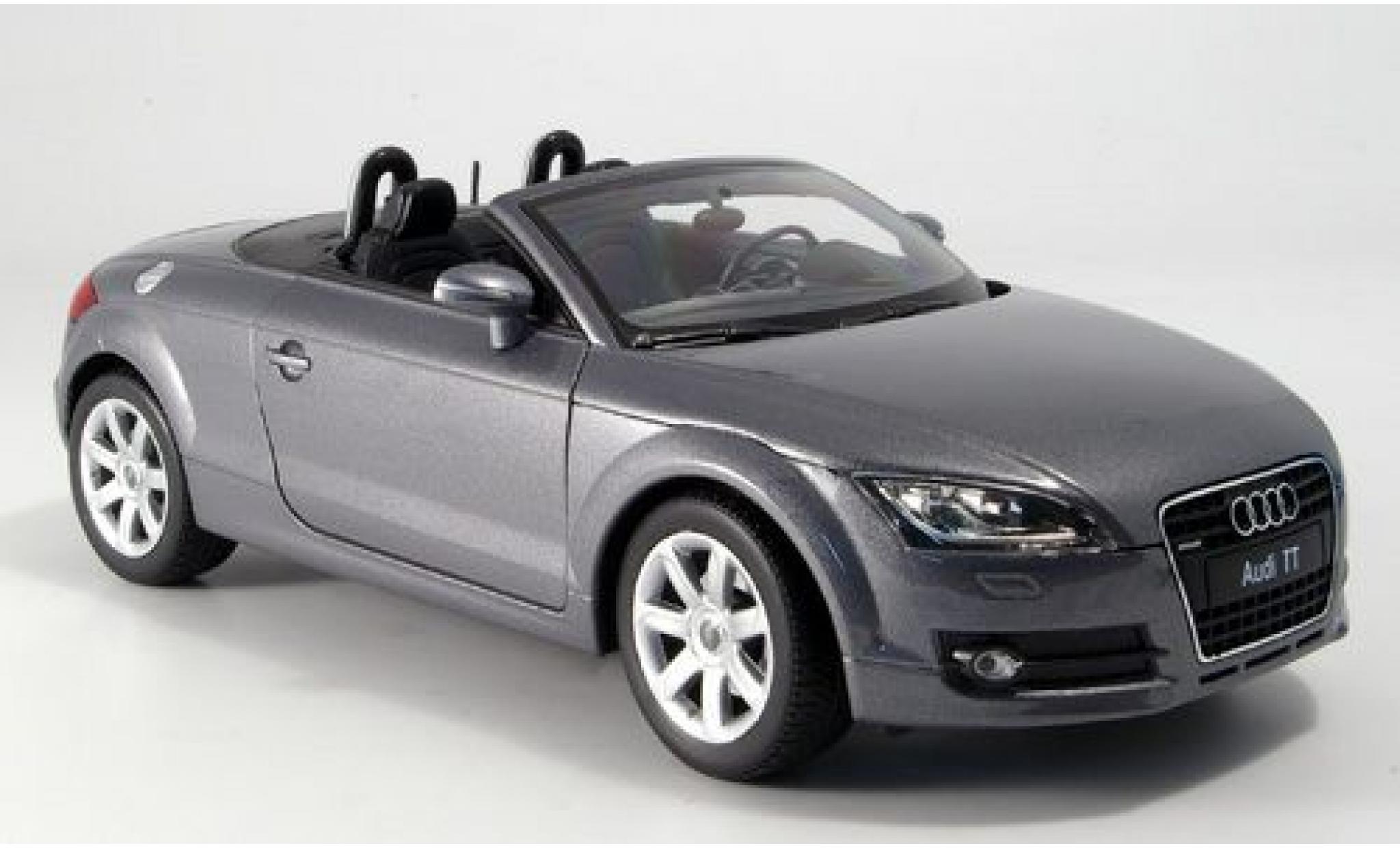 Audi TT 1/18 Welly Roadster met.-grau offen 1:18 modellino in miniatura