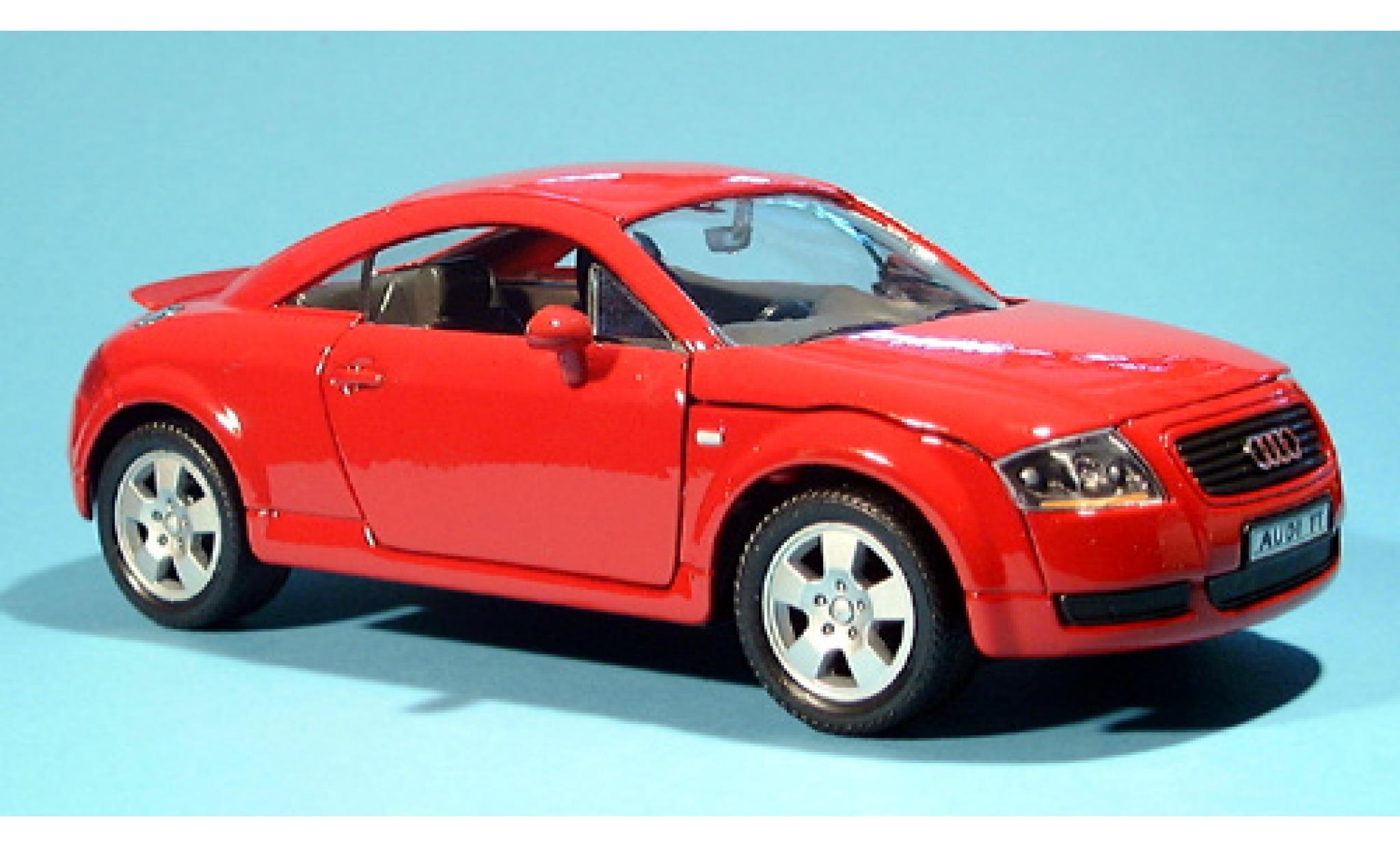 Audi TT 1/24 Welly rot 1:24 modellino in miniatura