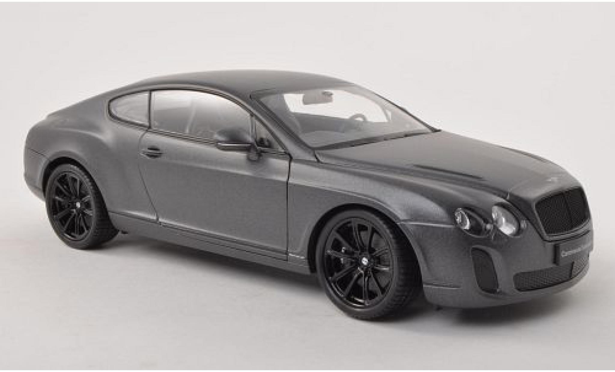 Bentley Continental 1/18 Welly Supersports matt-anthrazit modellino in miniatura