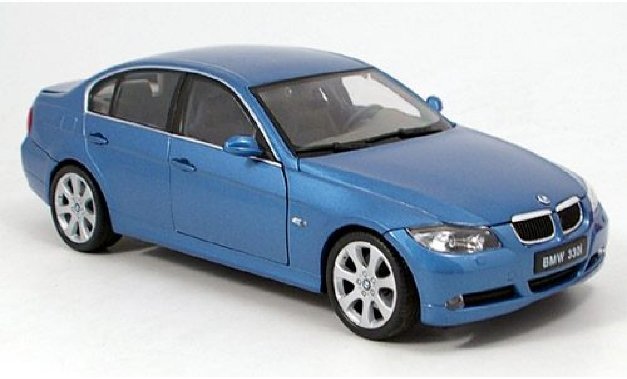 Bmw 330 1/18 Welly i met.-blau 1:18 modellino in miniatura