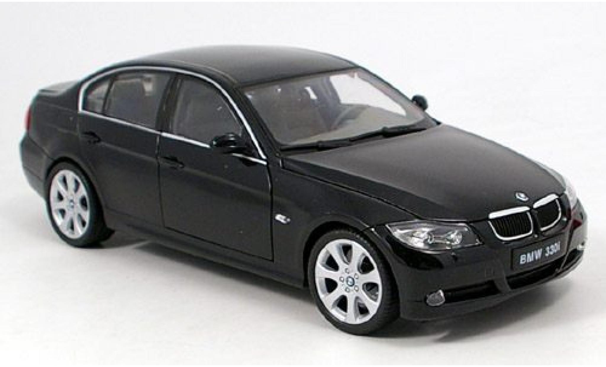 Bmw 330 1/18 Welly i schwarz 1:18 modellino in miniatura