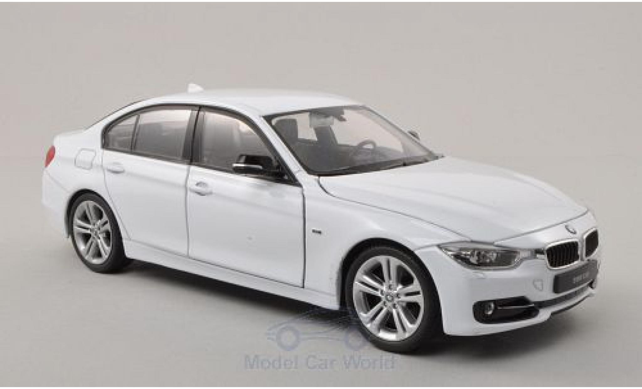 Bmw 335 1/24 Welly i (F30) bianco modellino in miniatura