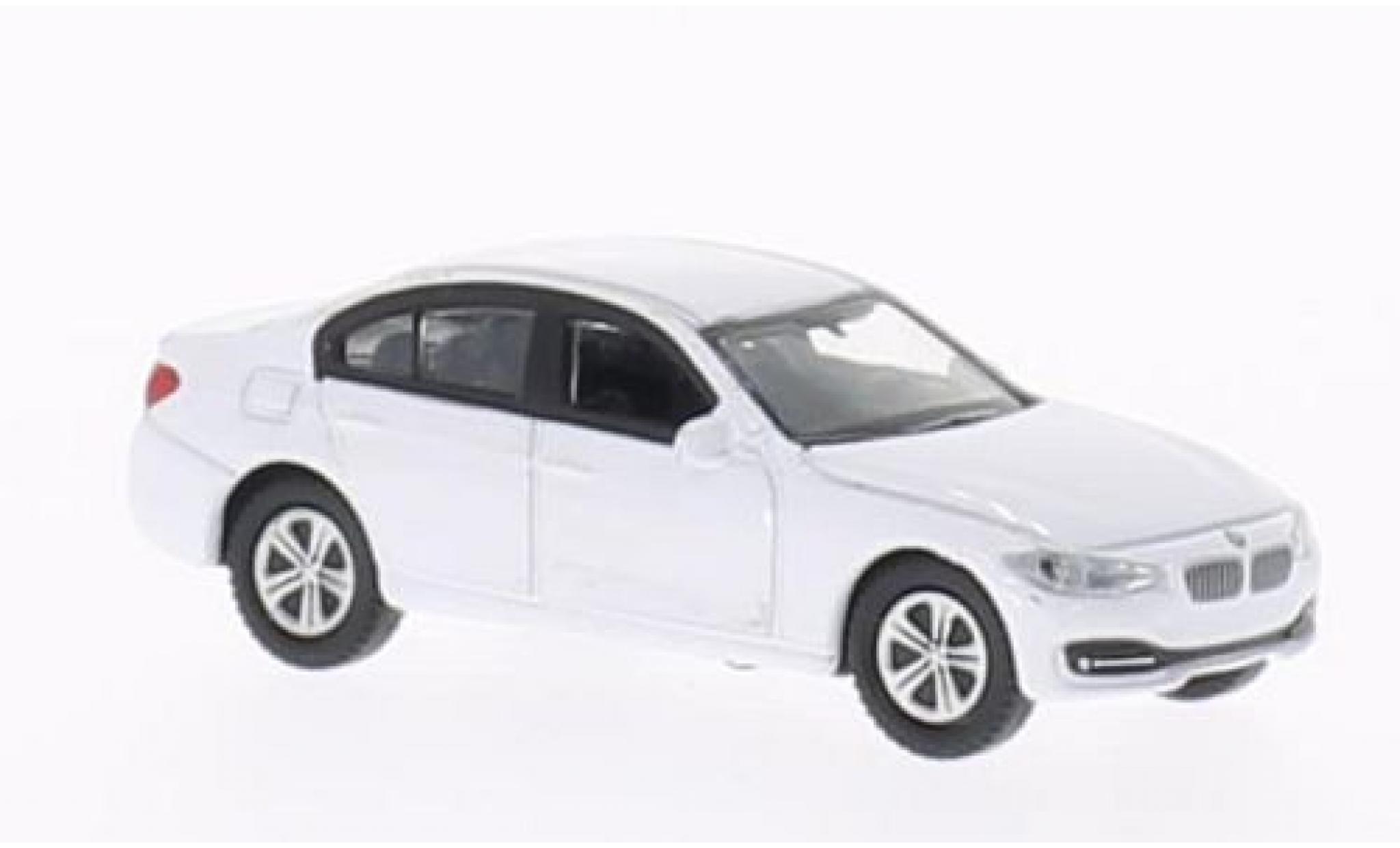 Bmw 335 1/18 Welly i bianco modellino in miniatura