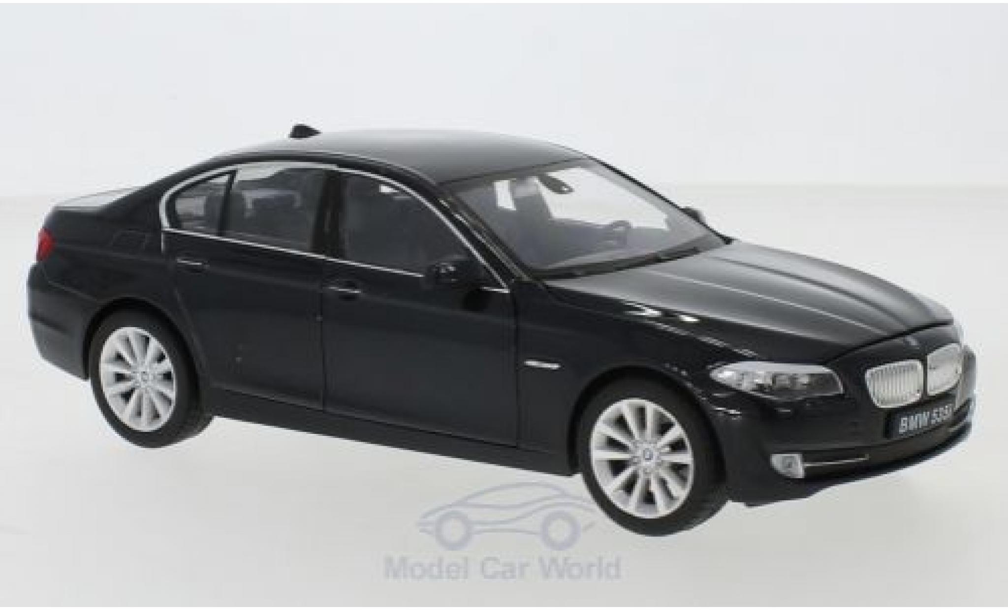 Bmw 535 1/24 Welly i (F10) metallico nero modellino in miniatura