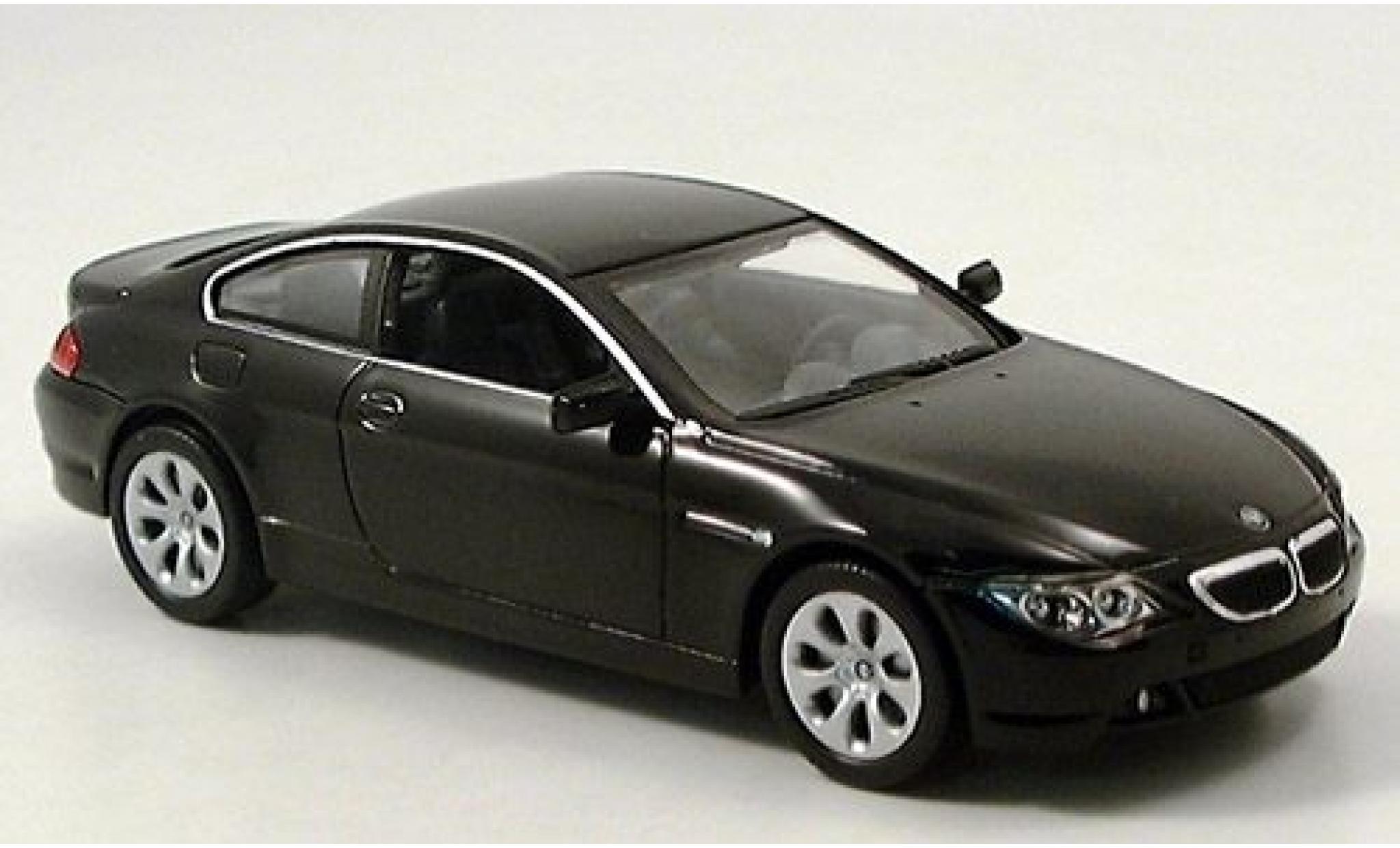 Bmw 645 1/43 Welly ci schwarz 1:43 modellino in miniatura