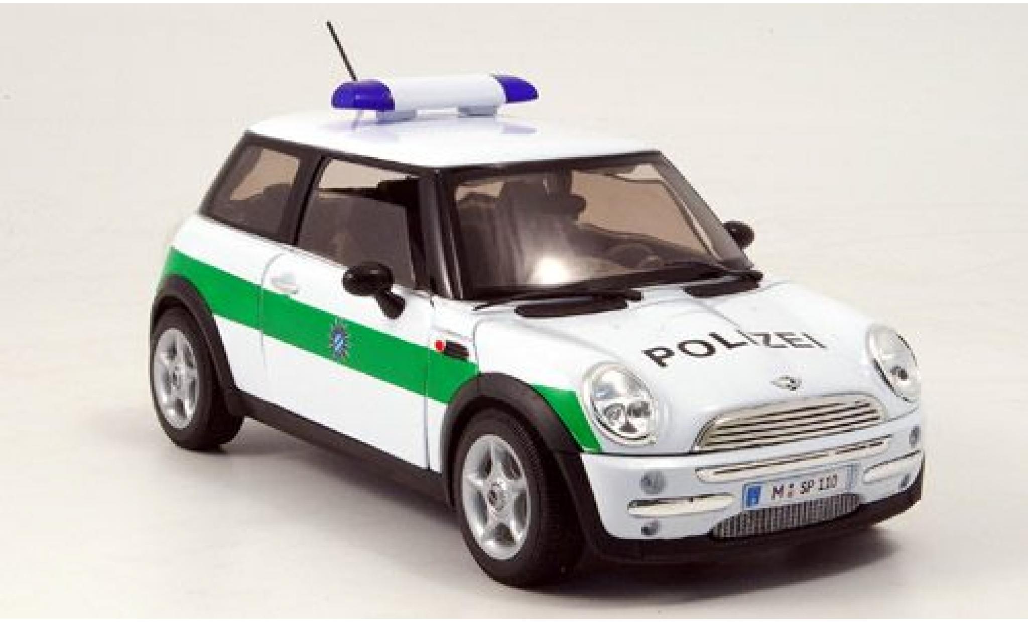 Mini Cooper 1/18 Welly Bmw Polizei Deutschland 1:18 modellino in miniatura