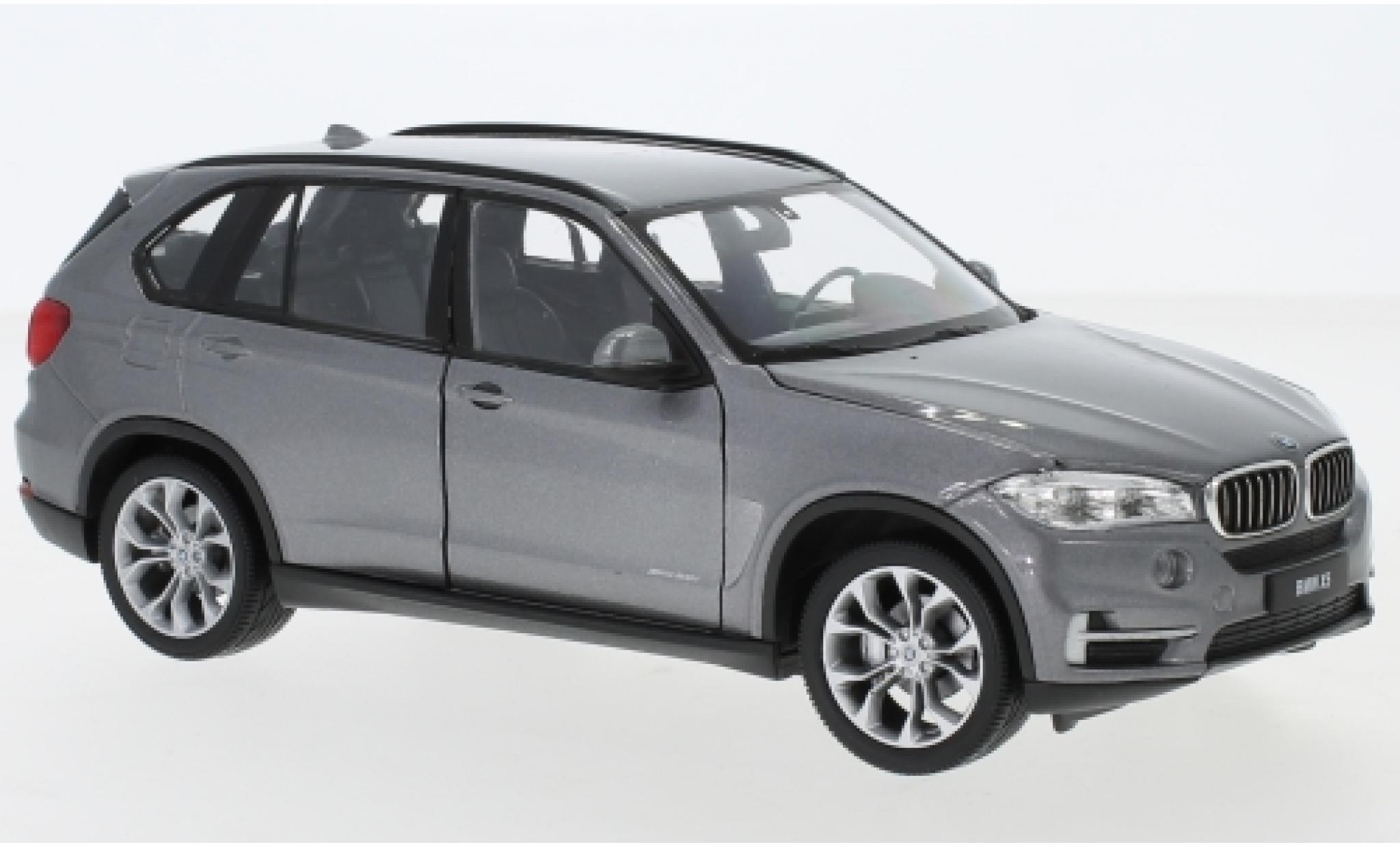 Bmw X5 1/24 Welly (F15) metallico grigio modellino in miniatura
