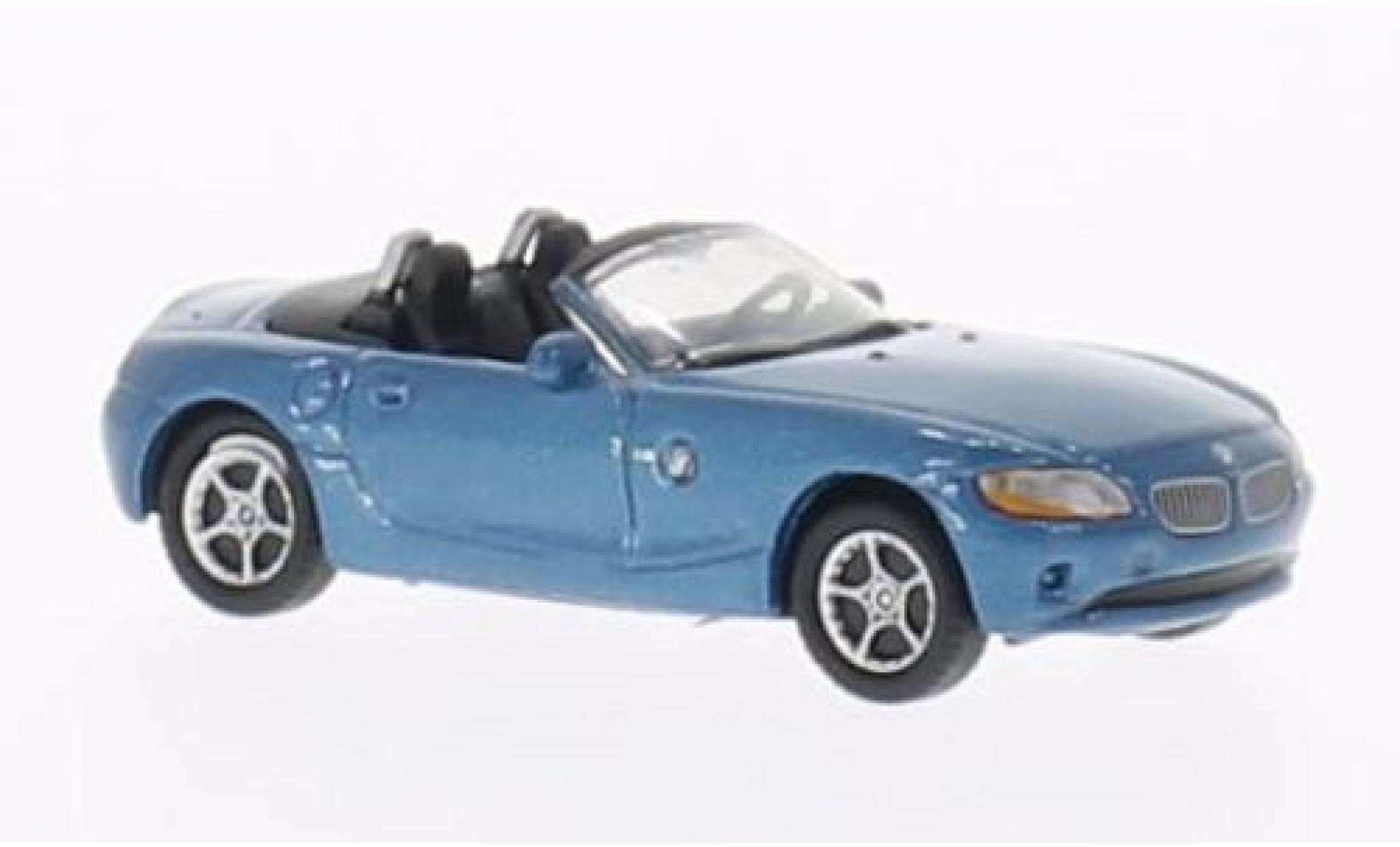 Bmw Z4 1/87 Welly blu modellino in miniatura