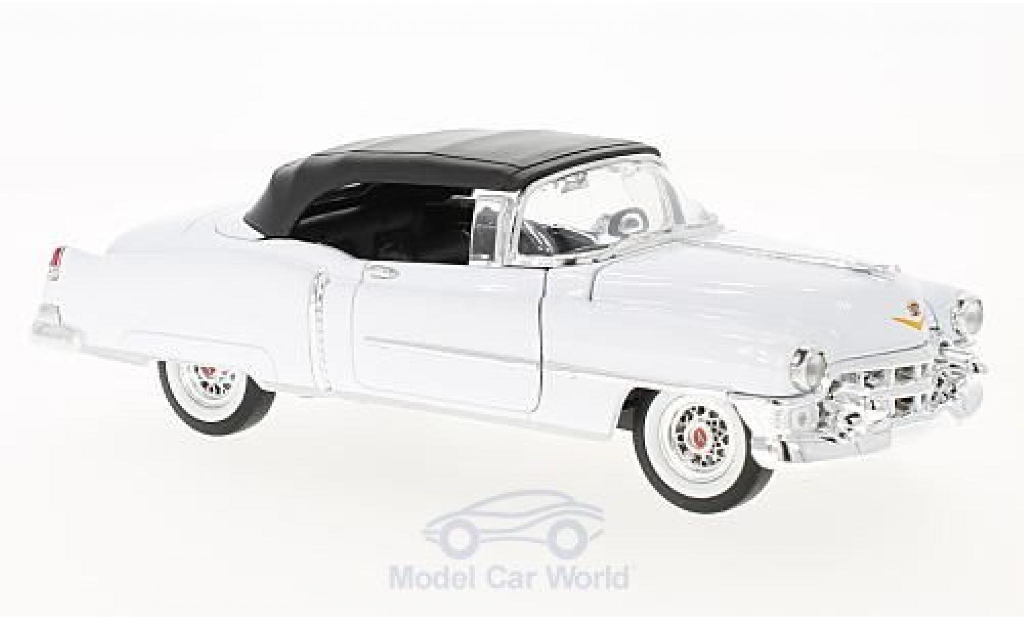 Cadillac Eldorado 1/24 Welly bianco/nero modellino in miniatura