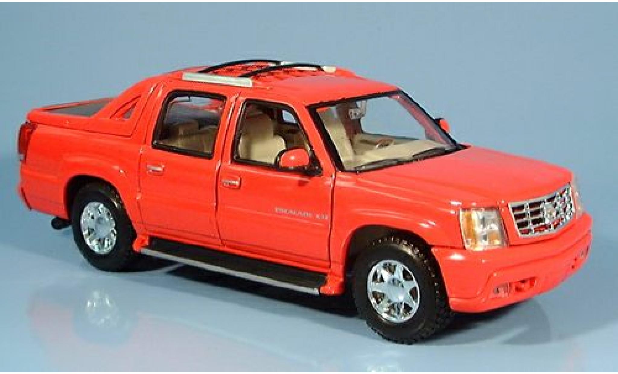 Cadillac Escalade 1/24 Welly EXT rot 2002 1:24 modellino in miniatura