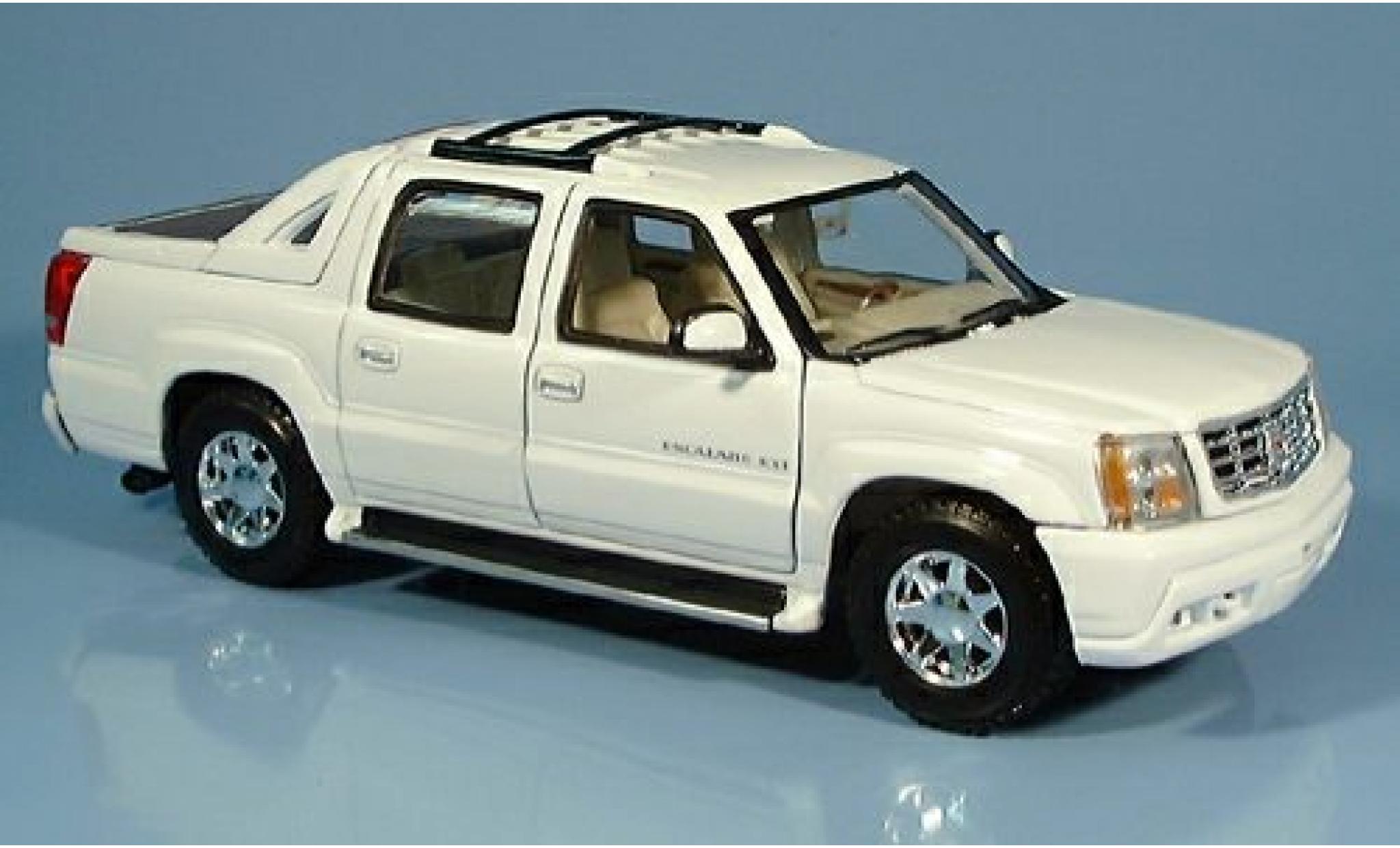 Cadillac Escalade 1/24 Welly EXT weiss 2002 1:24 modellino in miniatura
