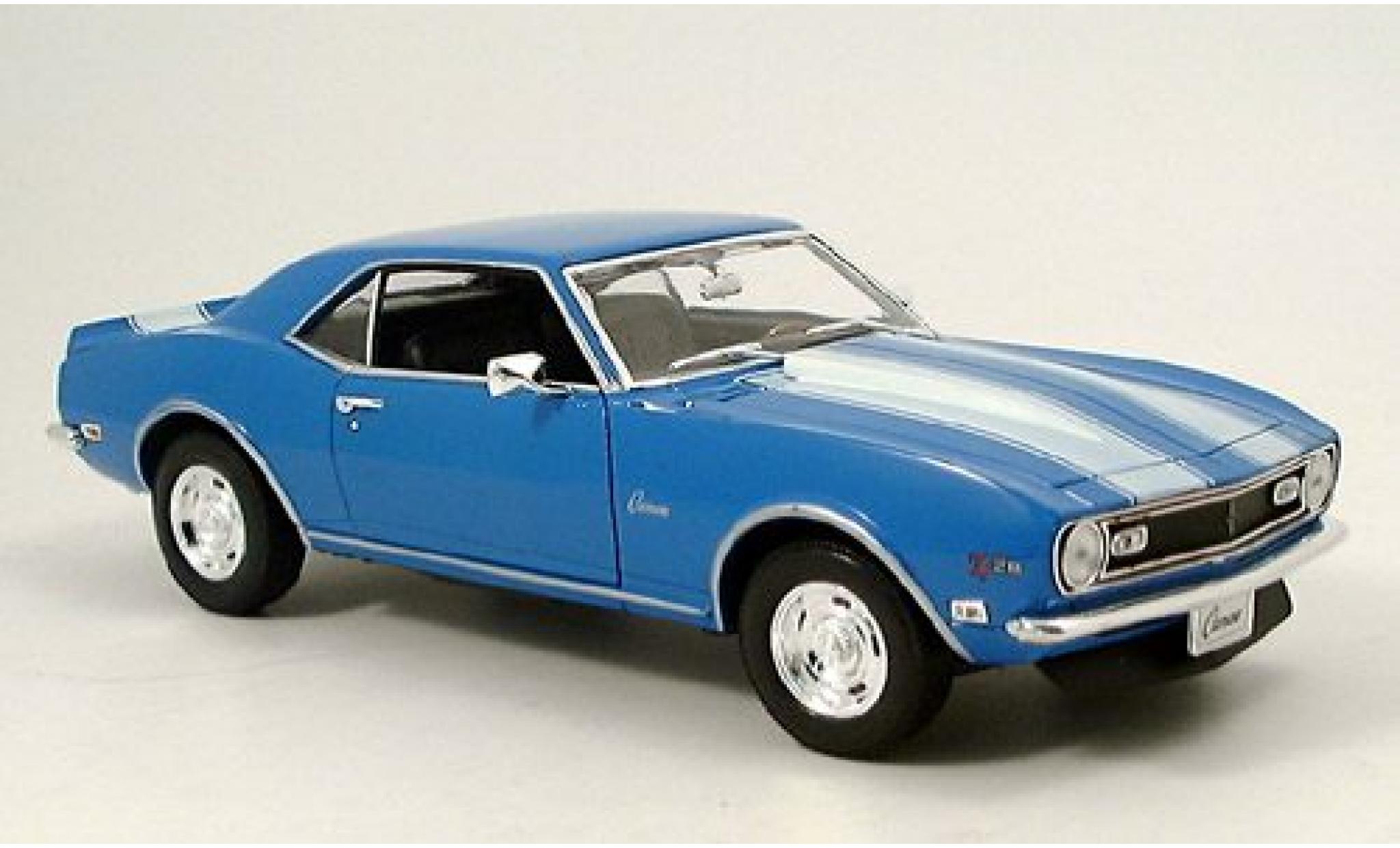 Chevrolet Camaro 1/18 Welly Z28 blau 1968 1:18 modellino in miniatura