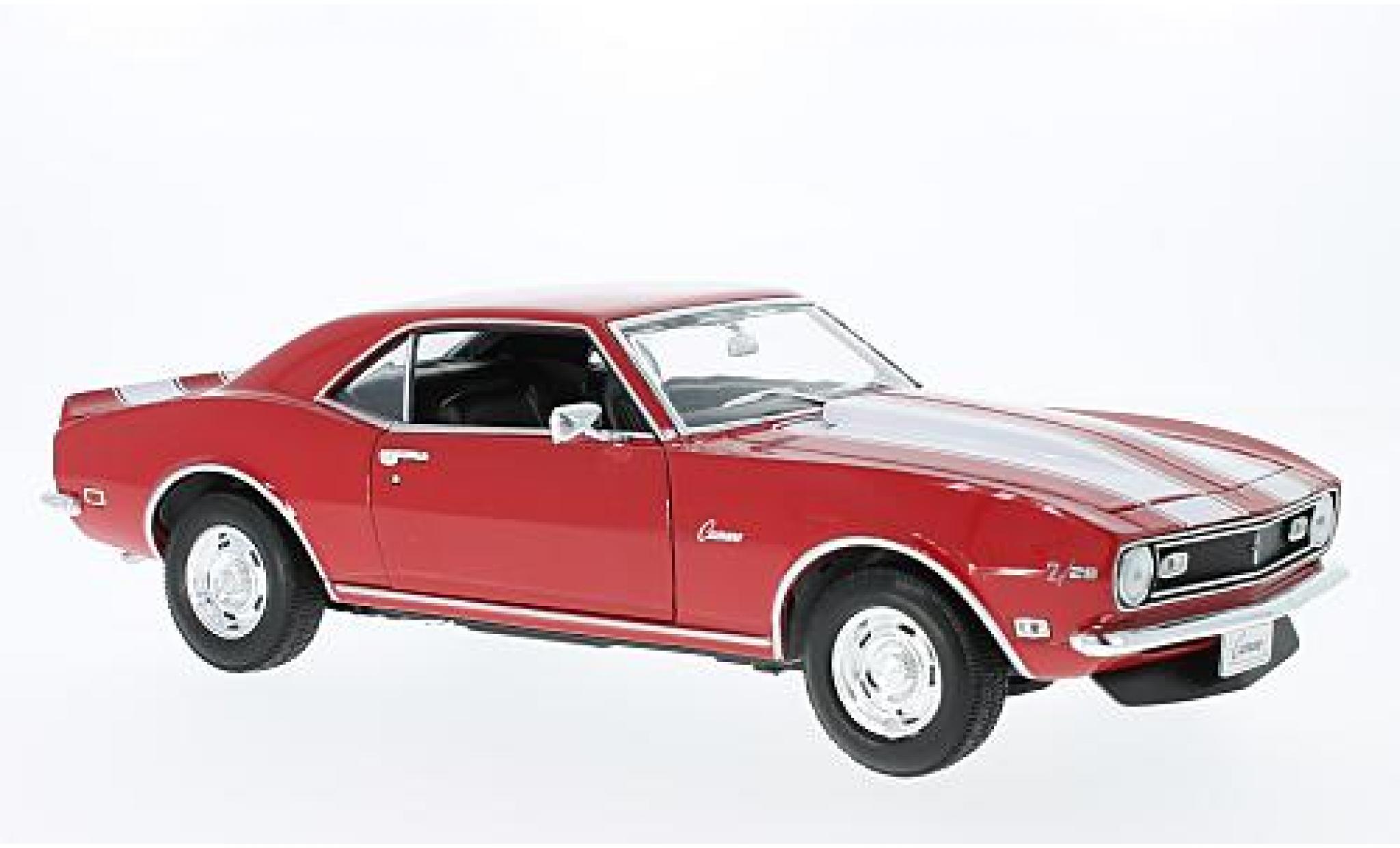 Chevrolet Camaro 1/18 Welly Z28 rot/weiss 1968 1:18 modellino in miniatura
