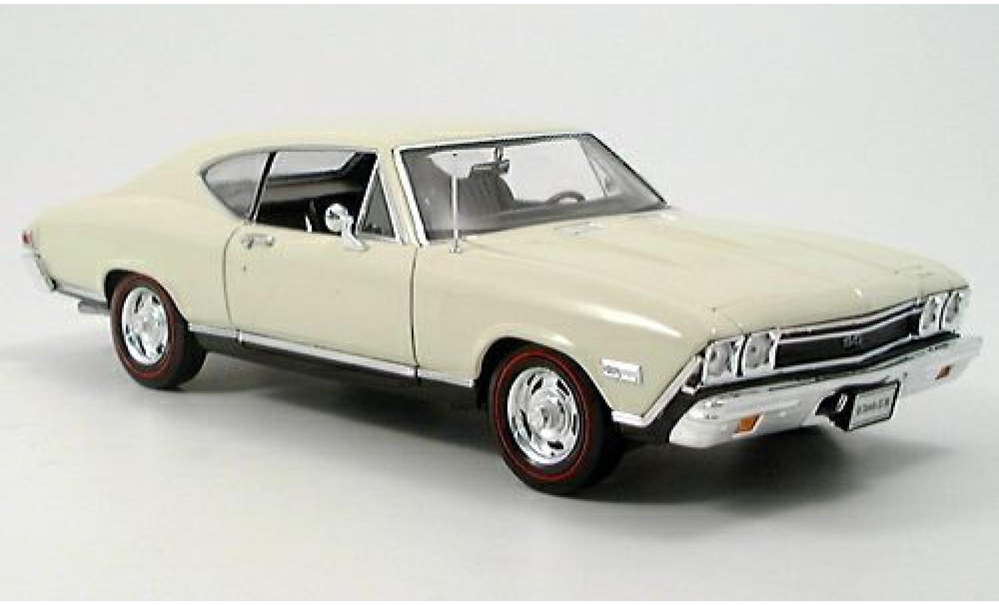 Chevrolet Chevelle 1/18 Welly beige 1968 1:18 modellino in miniatura