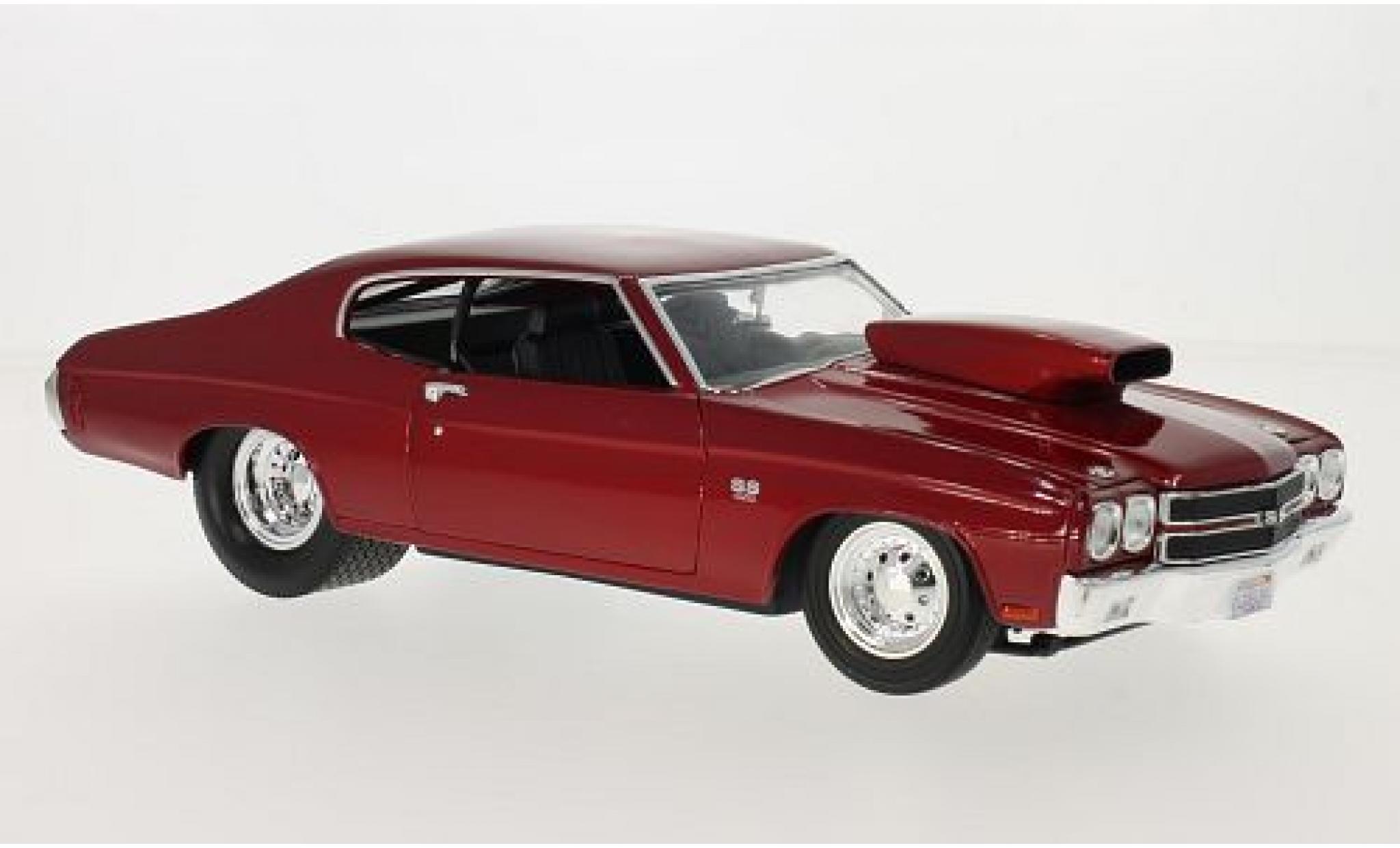 Chevrolet Chevelle 1/18 Welly Pro Street rot 1970 1:18 modellino in miniatura