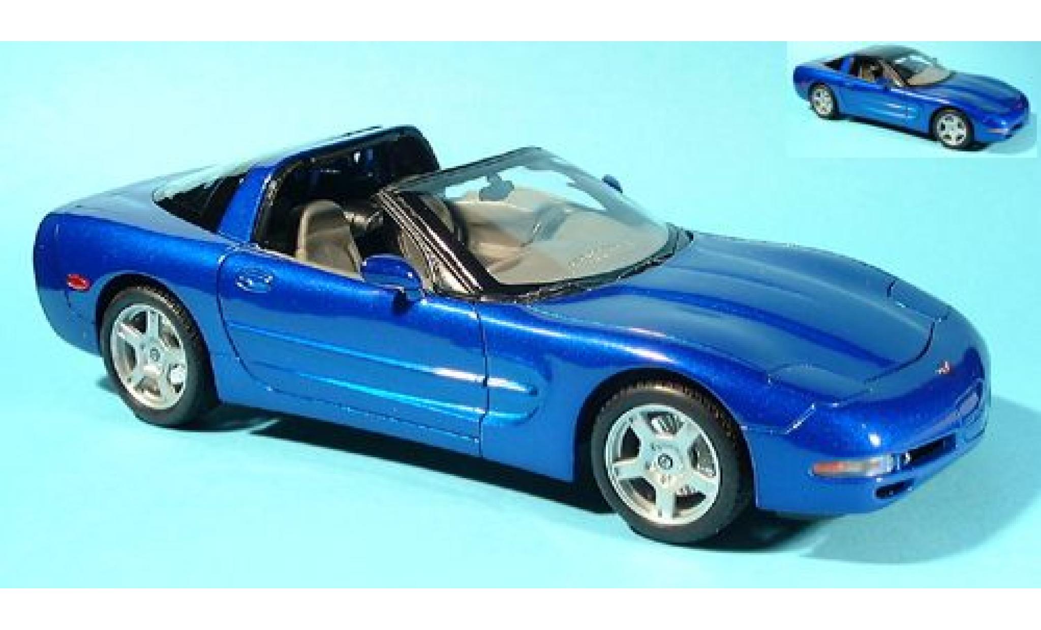 Chevrolet Corvette 1/18 Welly Coupe blau 1999 1:18 modellino in miniatura