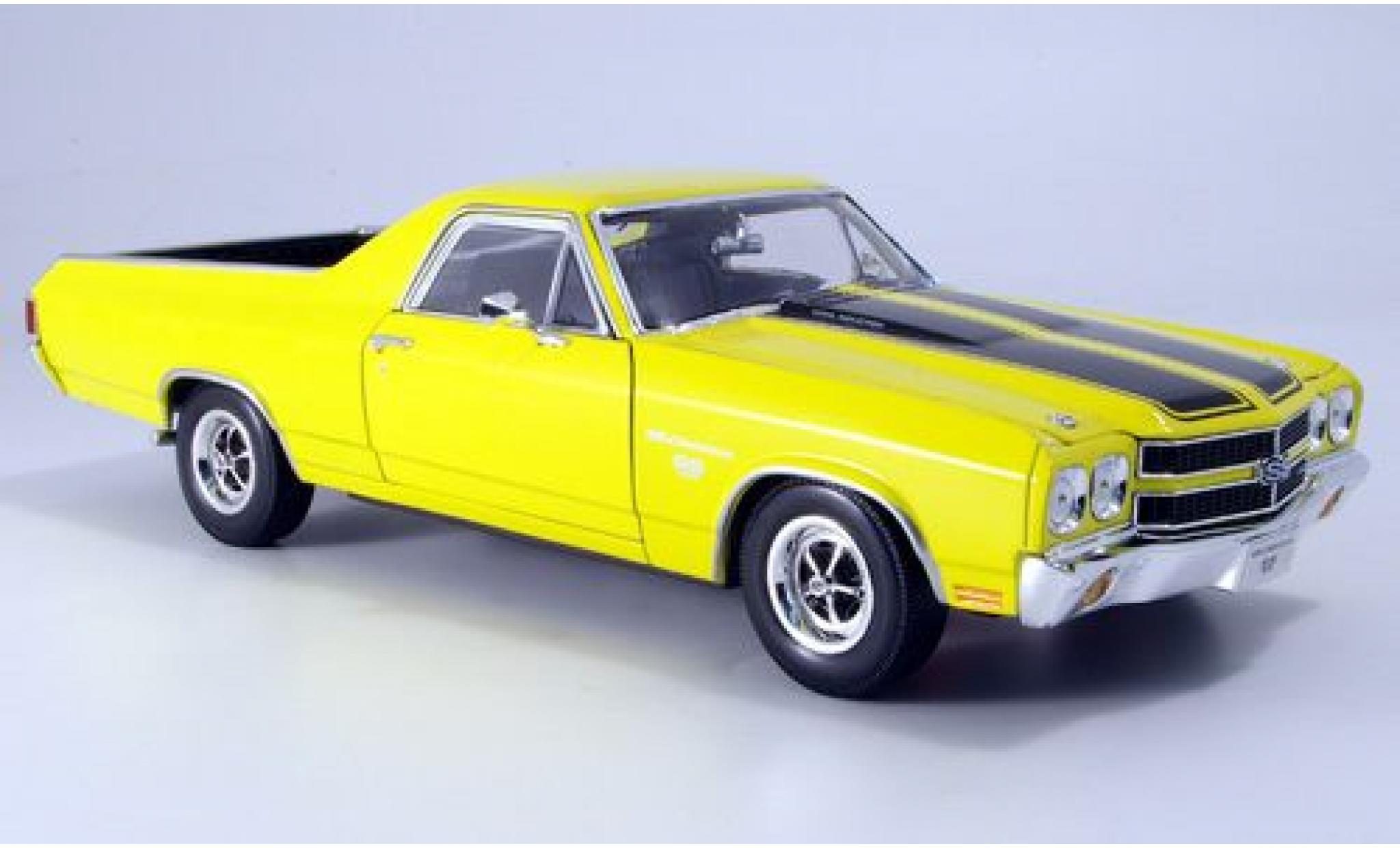Chevrolet El Camino 1/18 Welly gelb 1970 1:18 modellino in miniatura