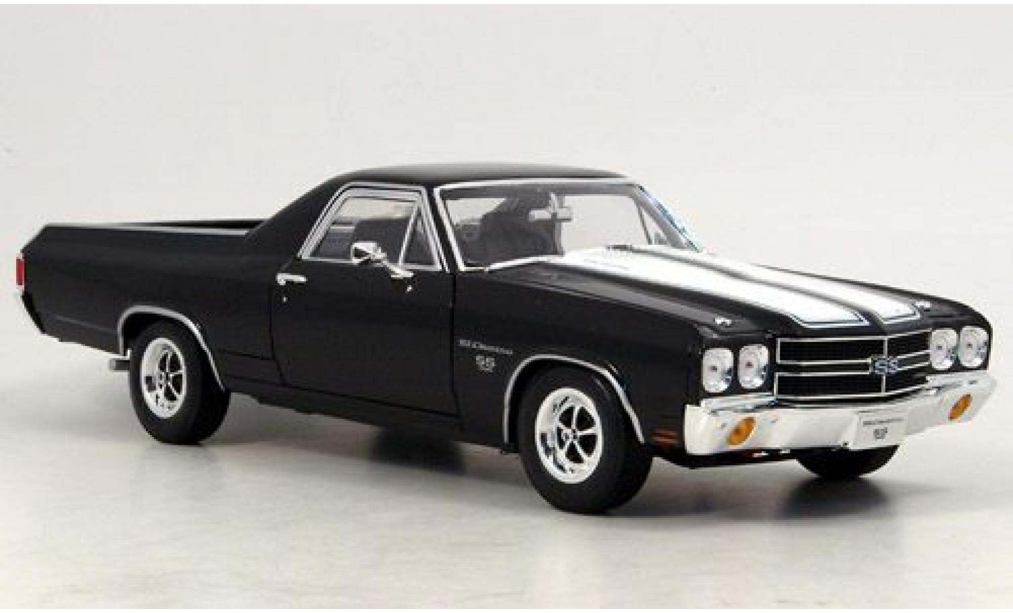 Chevrolet El Camino 1/18 Welly SS 396 schwarz 1970 1:18 modellino in miniatura