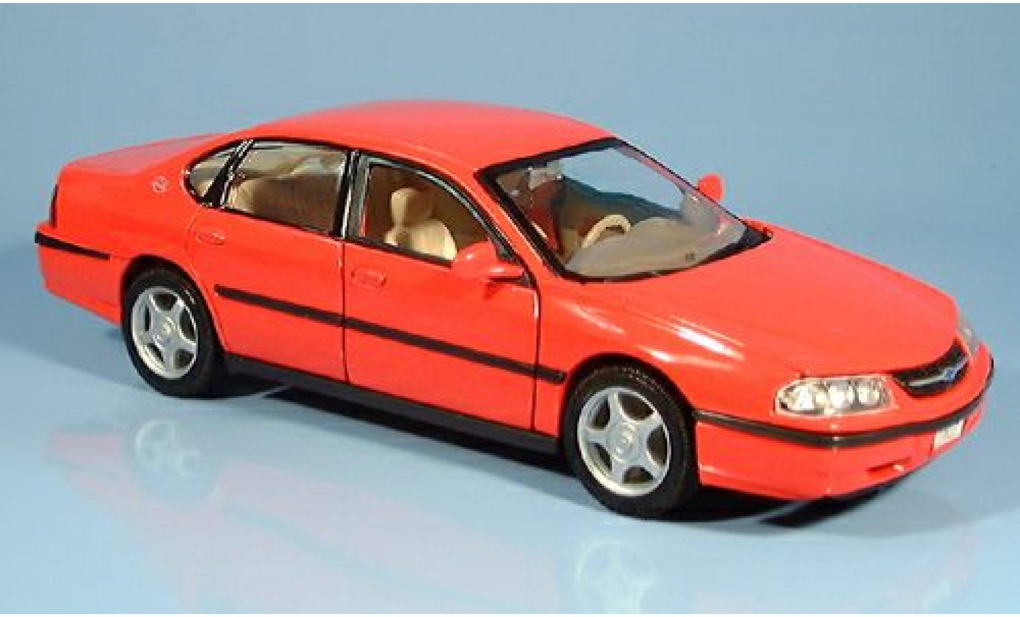 Chevrolet Impala 1/24 Welly rot 2001 1:24 modellino in miniatura