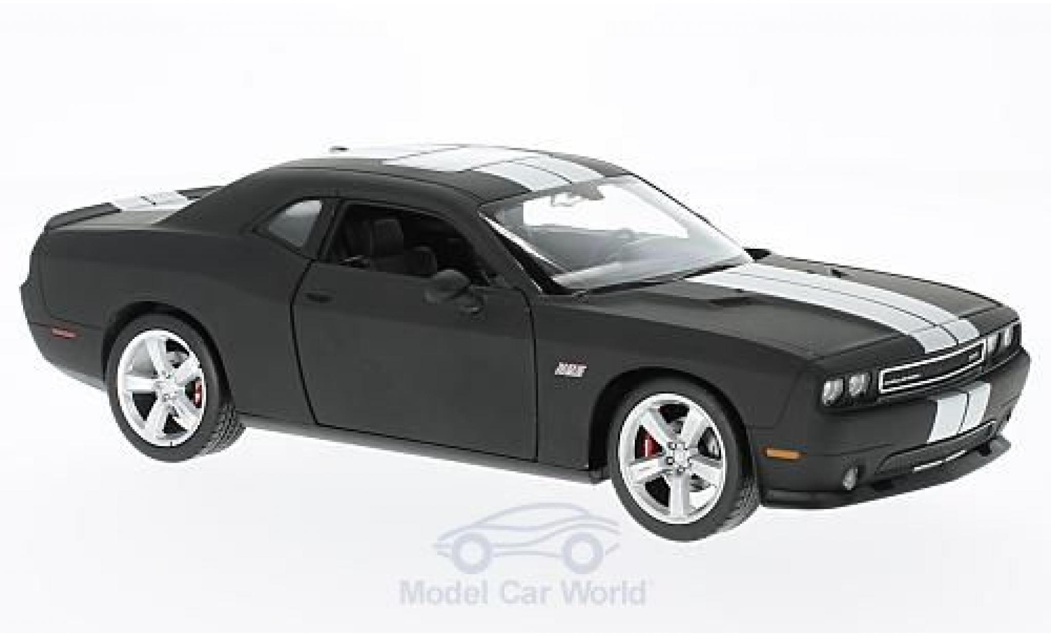 Dodge Challenger 1/24 Welly SRT matt-nero/grigio 2012 ohne Vitrine modellino in miniatura